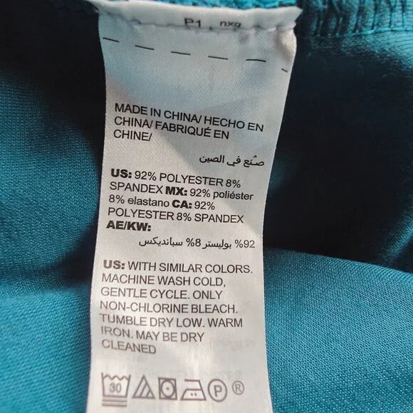 Chicos Womens Sz L Zenergy Leggings Velour Soft Comfy Stretch Lounge Bohemian - Picture 8 of 9